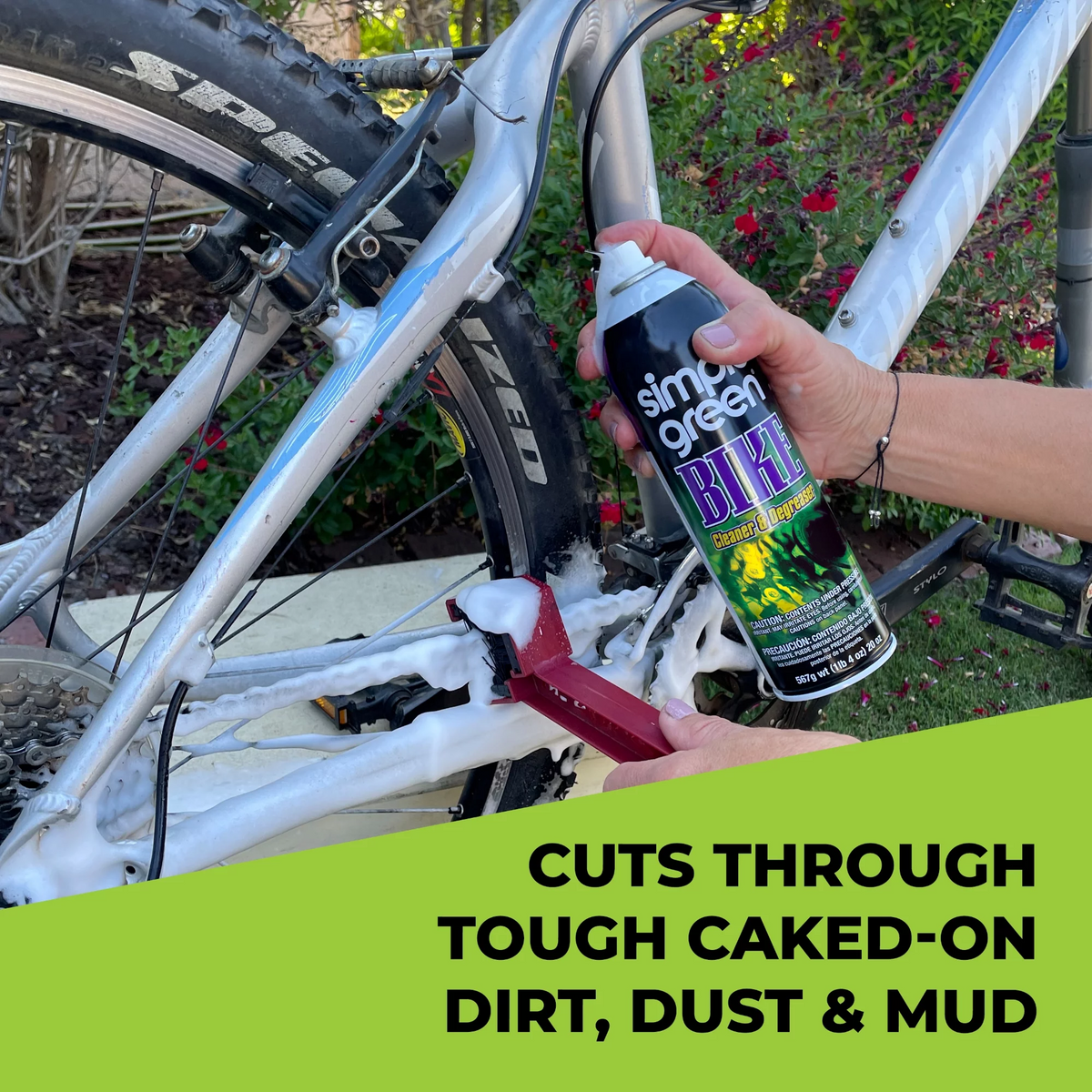 Simple green for clearance bike cleaning