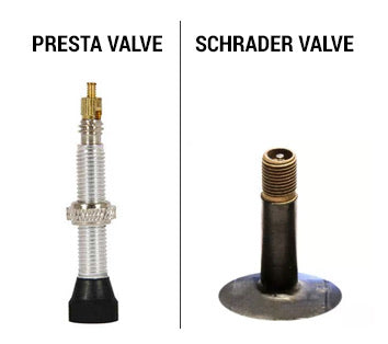 Bicycle inner tube store schrader valve