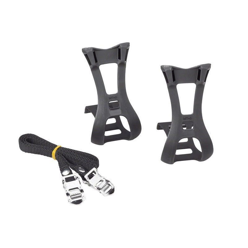 Toe Clips and Straps Set Biketek Pittsburgh