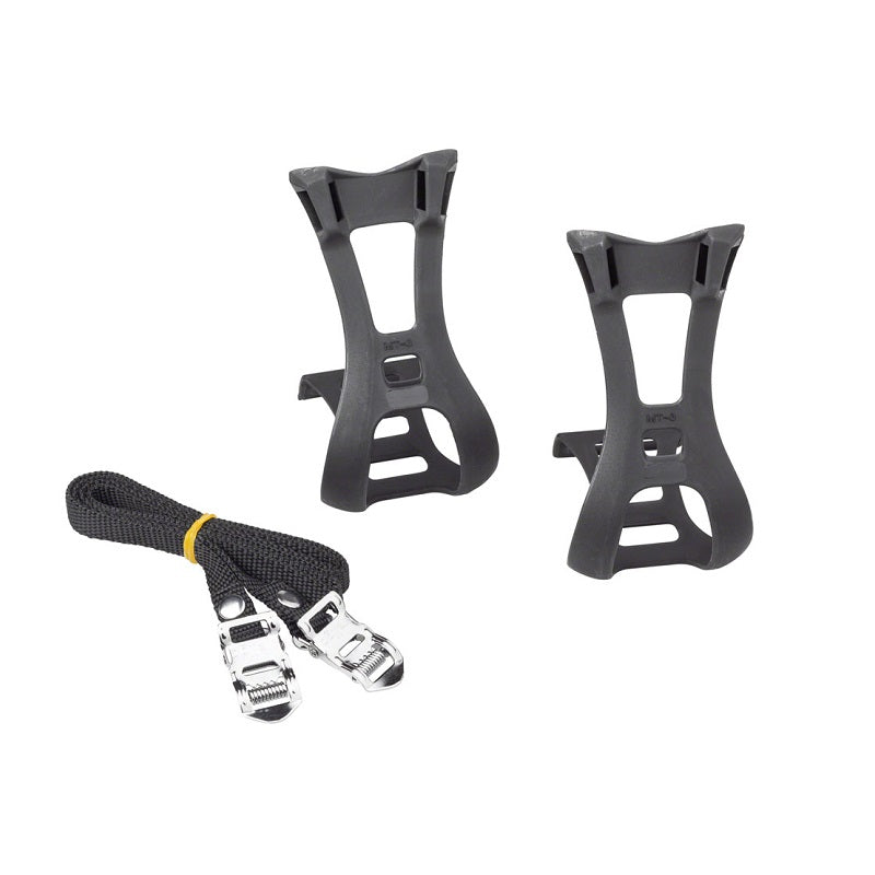 Toe Clips and Straps Set